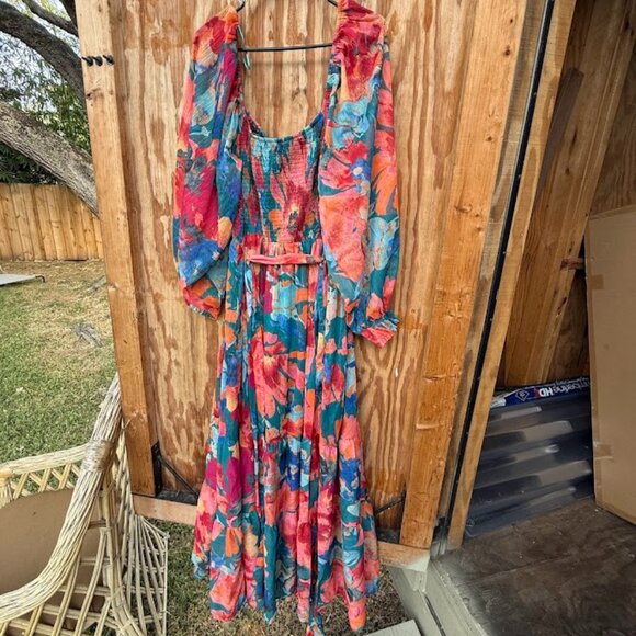 Flying Tomato Floral Dress (Size 1X) - Picture 2 of 5
